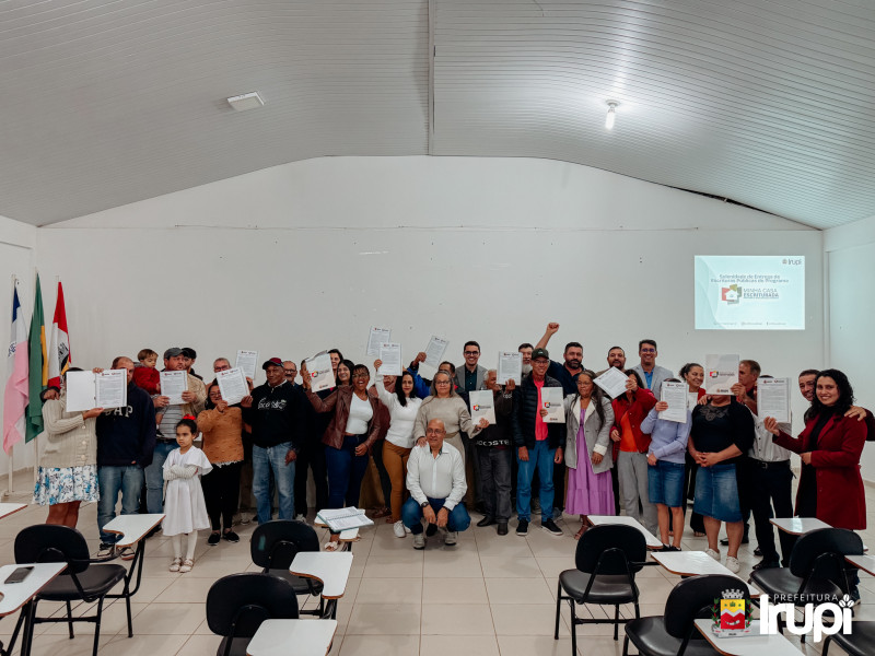 2ª Solenidade de entrega de escrituras públicas do programa de Regularização Fundiária “Minha Casa Escriturada”
