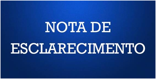 Nota de Esclarecimento