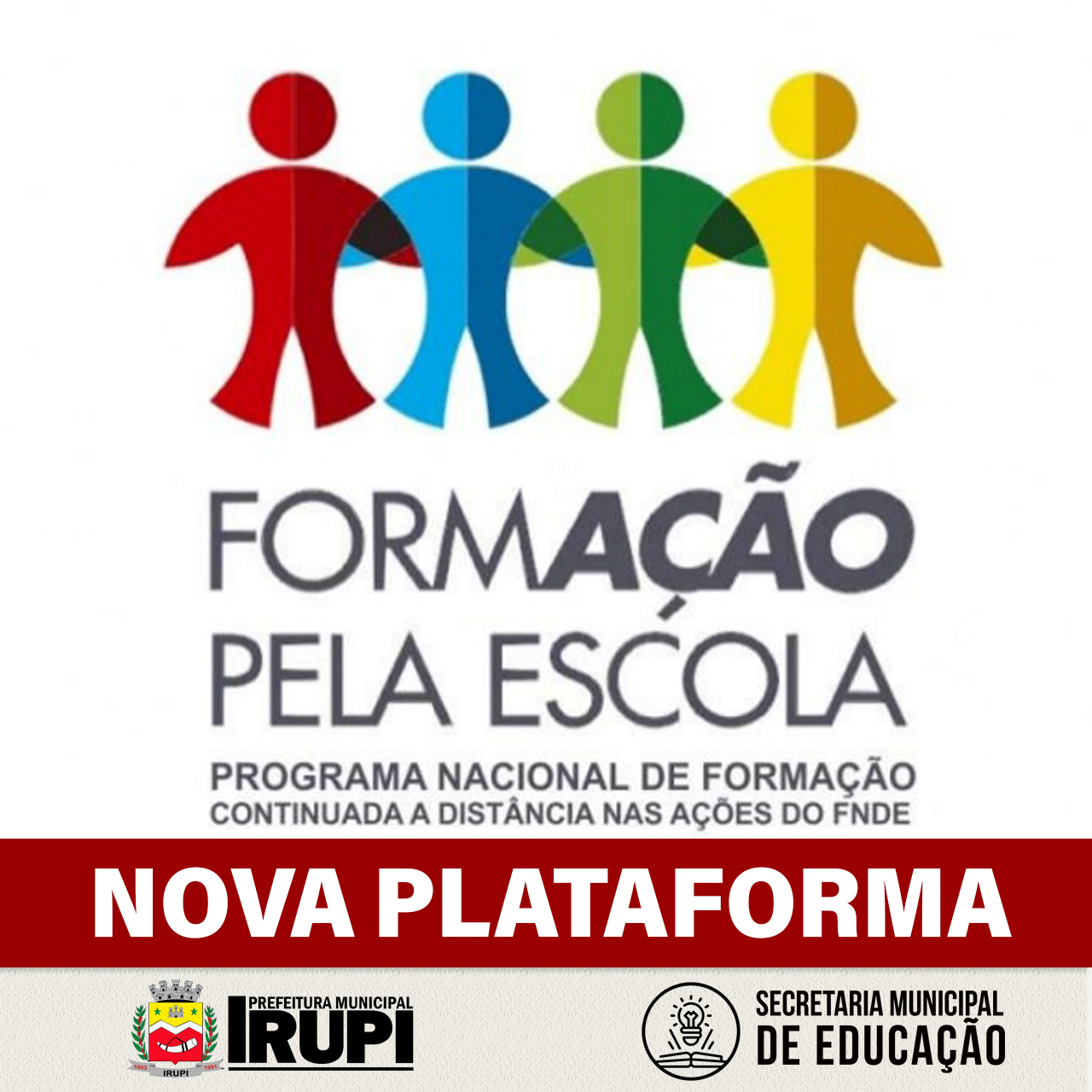 Formação Pela Escola disponibiliza nova plataforma