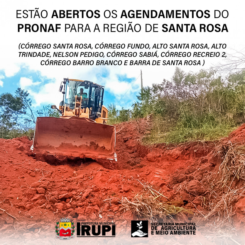 Estão abertos os agendamentos para a região de Santa Rosa