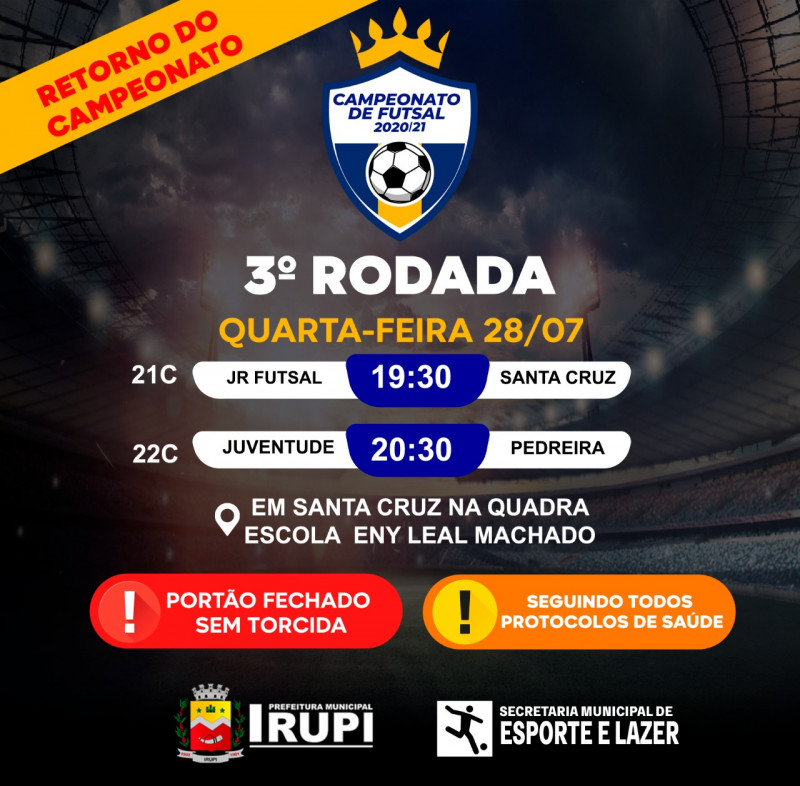 Retorno do Campeonato de Futsal 2020/2021