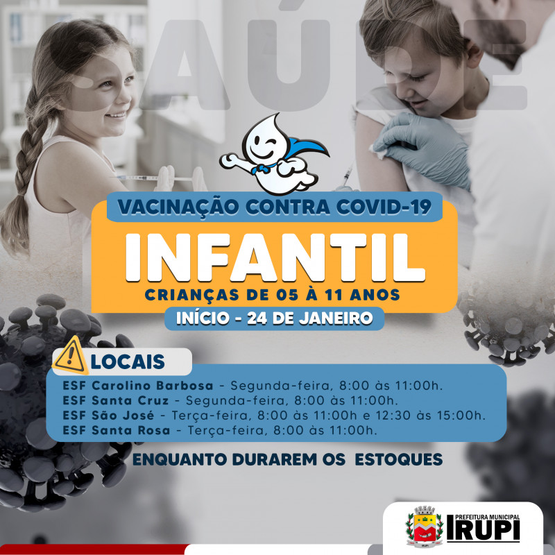 Vacinação Covid-19 - Infantil