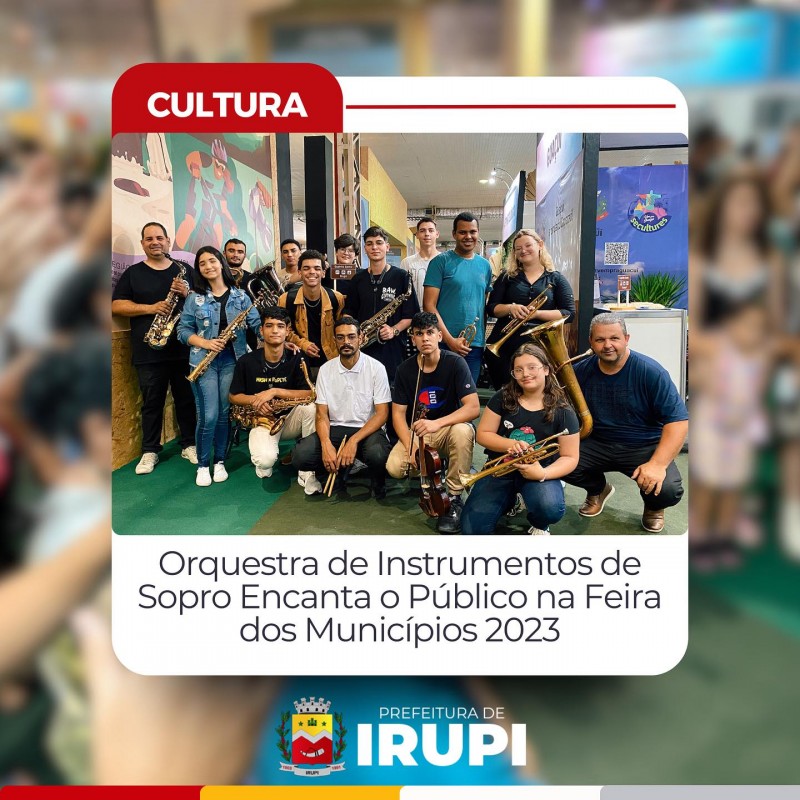 Orquestra de instrumentos de Sopro encanta o público na Feira dos Municípios 2023