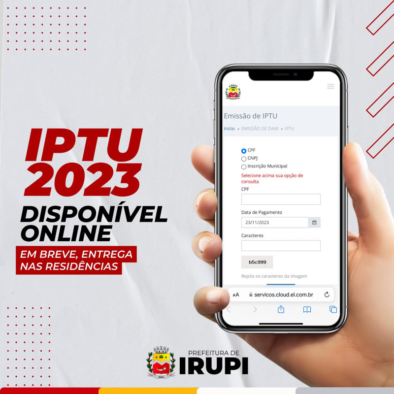 IPTU 2023 - Disponível Online
