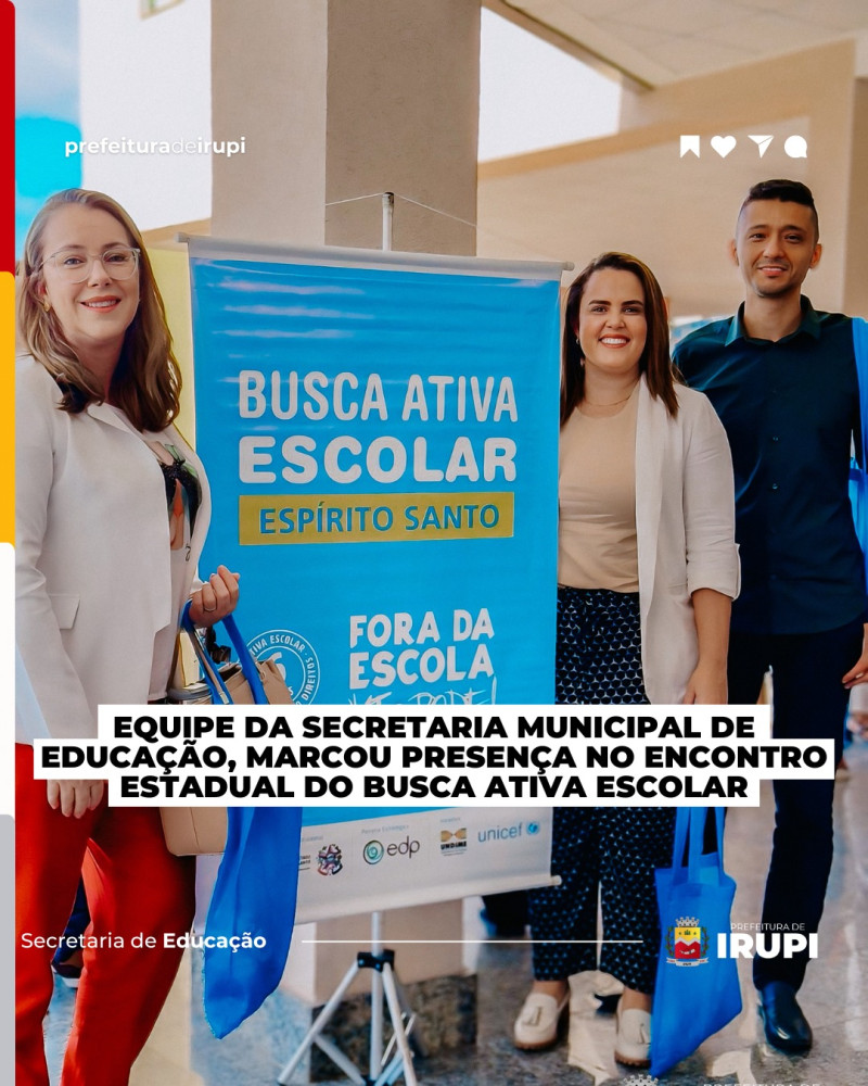 Encontro Estadual Busca Ativa Escolar