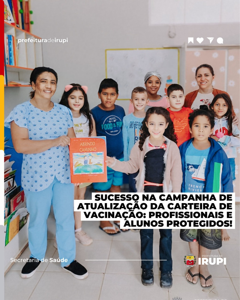 Sucesso na Campanha de Atualização da Carteira de Vacinação: profissionais e alunos protegidos