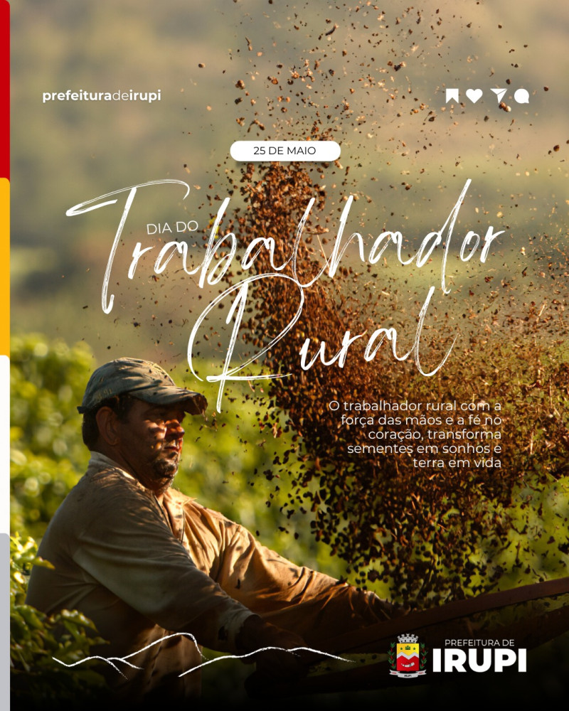 25 de Maio: dia do Trabalhador Rural