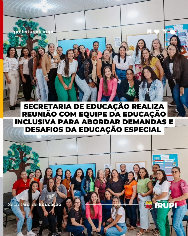 Secretaria de Educação Realiza Reunião com Equipe da Educação Inclusiva para Abordar Demandas e Desafios da Educação Especial