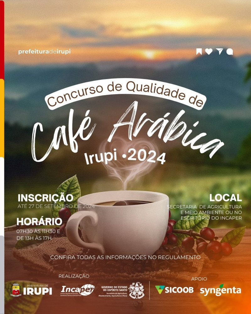 Concurso de Qualidade de Café Arábica 2024