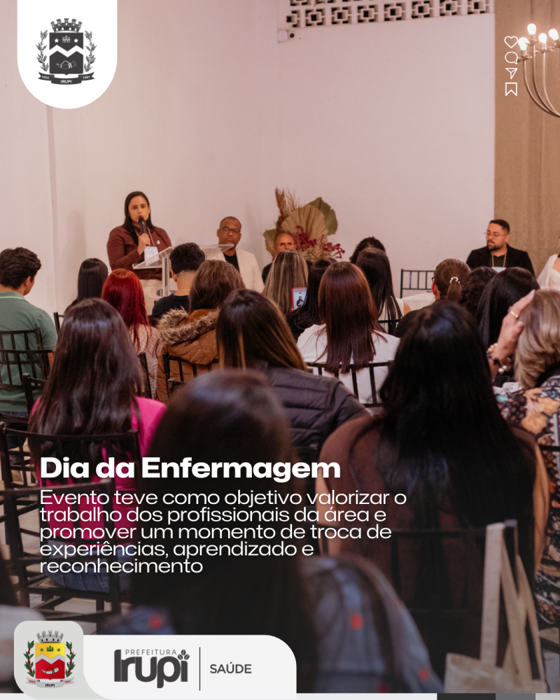 Evento do Dia da Enfermagem reúne profissionais da área