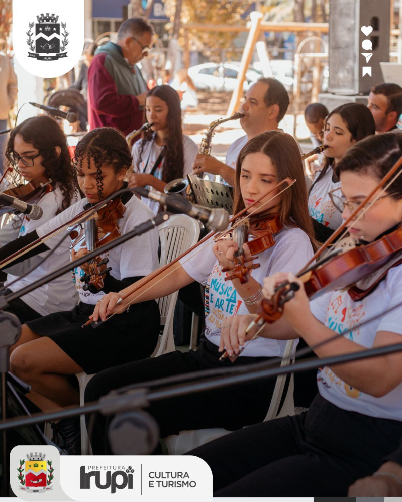 Música e Emoção Tomam Conta da Praça Central de Irupi na 4º edição do Música e Arte - Cultura na Praça