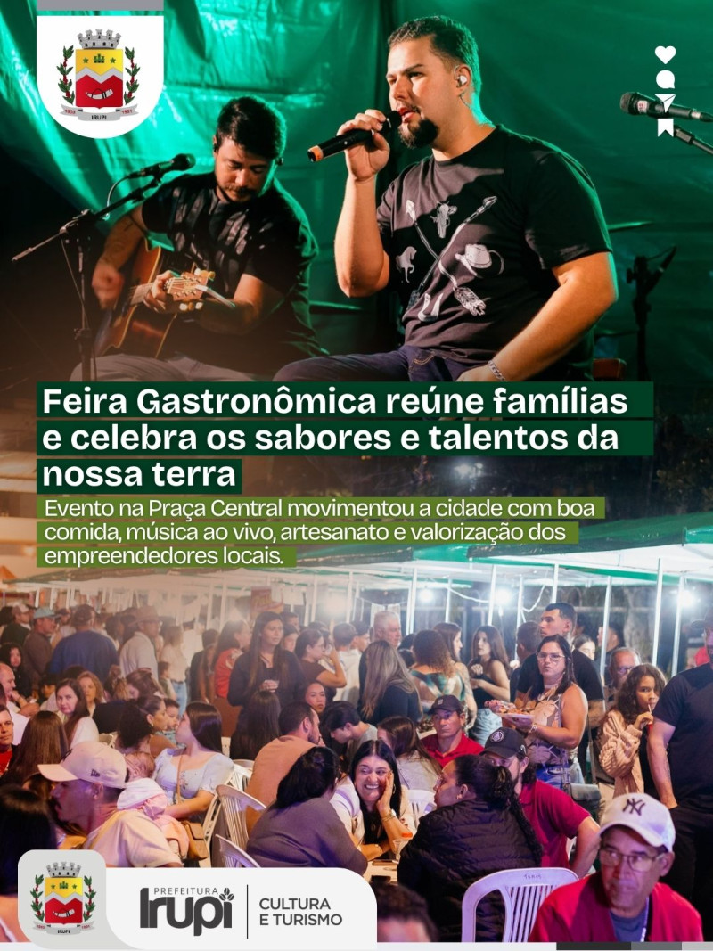 Feira Gastrônomica reúne famílias e celebra os sabores e talentos da nossa terra