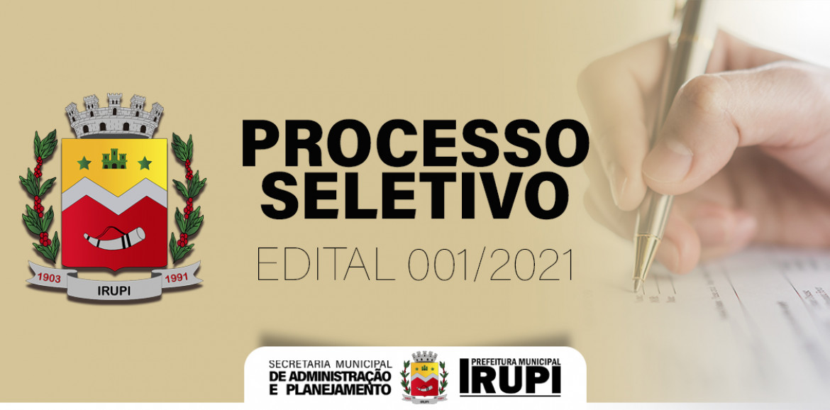 Processo Seletivo 001-2021 - ADM
